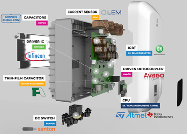 Fox ESS PV Inverter internal components diagram